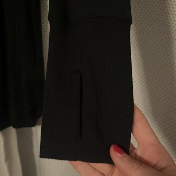 Athleta Black Long Sleeve Recharge Dress - Picture 4 of 7